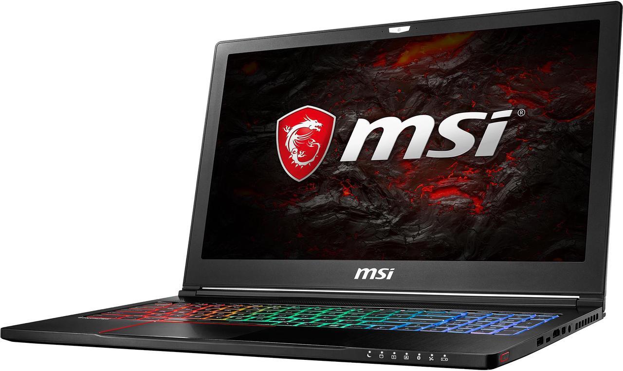 Main image of MSI GS Series GS63VR Stealth Pro-422 15.6" Intel Core i7 6th Gen 6700HQ (2.60 GHz) NVIDIA GeForce GTX 1060 VR Ready 16 GB Memory 1 TB HDD Windows 10 Home 64-Bit Gaming Laptop
