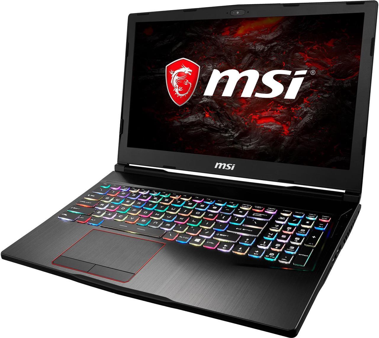 Main image of MSI GX63VR-NE1070 15.6" 120 Hz FHD GTX 1070 8 GB VRAM i7-7700HQ 16 GB Memory 256 GB SSD 1 TB HDD Windows 10 Home VR Ready Gaming Laptop - ONLY @ NEWEGG
