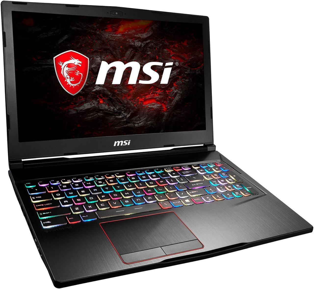 Alt view image 3 of 16 - MSI GX63VR-NE1070 15.6" 120 Hz FHD GTX 1070 8 GB VRAM i7-7700HQ 16 GB Memory 256 GB SSD 1 TB HDD Windows 10 Home VR Ready Gaming Laptop - ONLY @ NEWEGG