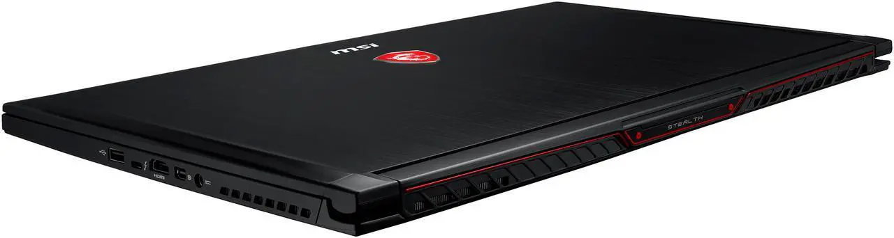 Alt view image 16 of 18 - MSI GS73 STEALTH-016 17.3" 120 Hz FHD GTX 1070 8 GB VRAM i7-8750H 16 GB Memory 256GB SSD 2TB HDD Windows 10 Pro 64-Bit Gaming Laptop