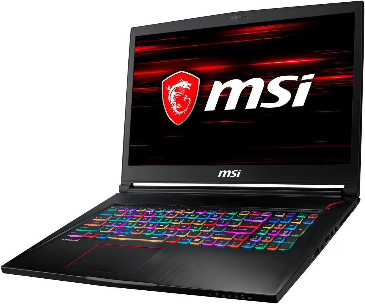 Alt view image 4 of 18 - MSI GS73 STEALTH-016 17.3" 120 Hz FHD GTX 1070 8 GB VRAM i7-8750H 16 GB Memory 256GB SSD 2TB HDD Windows 10 Pro 64-Bit Gaming Laptop