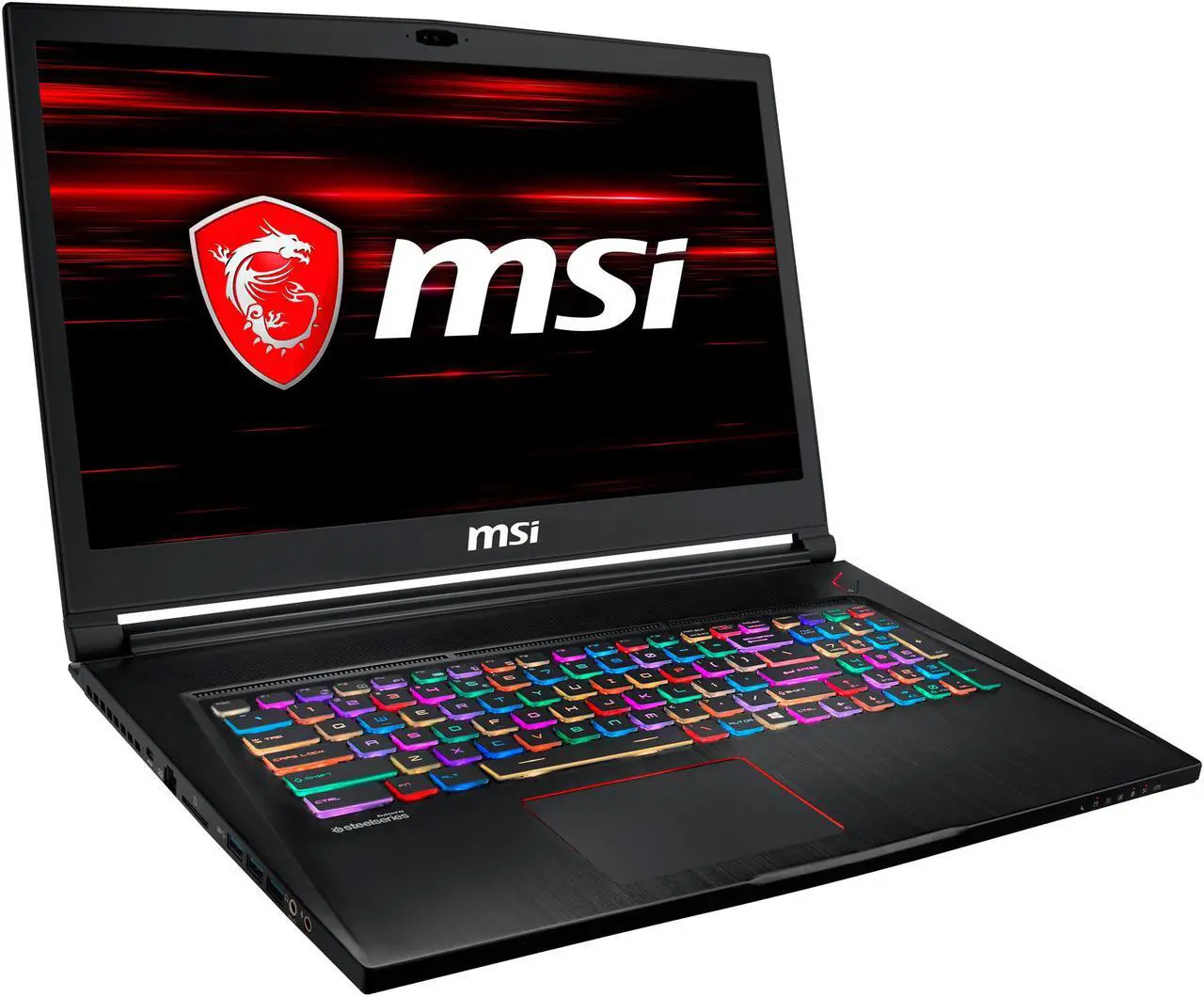 Alt view image 5 of 18 - MSI GS73 STEALTH-016 17.3" 120 Hz FHD GTX 1070 8 GB VRAM i7-8750H 16 GB Memory 256GB SSD 2TB HDD Windows 10 Pro 64-Bit Gaming Laptop