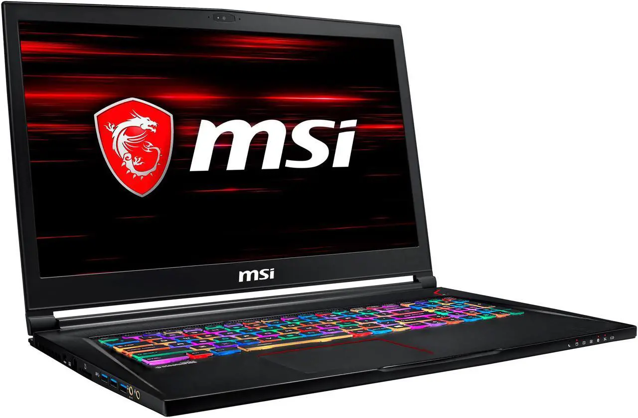 Alt view image 3 of 18 - MSI GS73 STEALTH-016 17.3" 120 Hz FHD GTX 1070 8 GB VRAM i7-8750H 16 GB Memory 256GB SSD 2TB HDD Windows 10 Pro 64-Bit Gaming Laptop