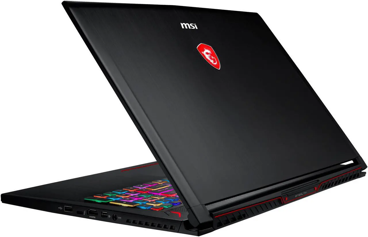 Alt view image 14 of 18 - MSI GS73 STEALTH-016 17.3" 120 Hz FHD GTX 1070 8 GB VRAM i7-8750H 16 GB Memory 256GB SSD 2TB HDD Windows 10 Pro 64-Bit Gaming Laptop