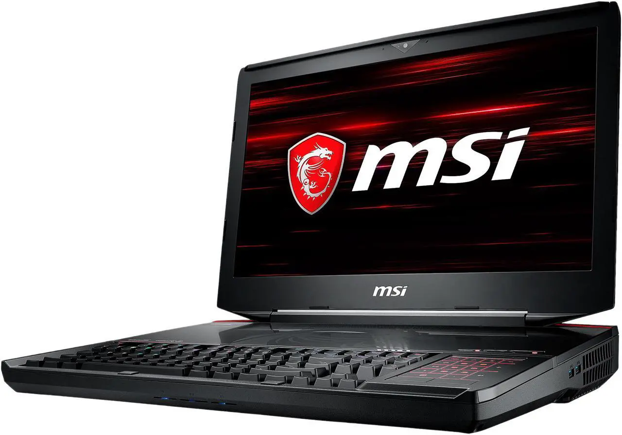 Alt view image 2 of 20 - MSI GT83 TITAN-027 18.4" IPS GTX 1080 SLI 16GB VRAM 16 GB i7-8850H 32 GB Memory 1TB SSD 1TB HDD Windows 10 Home 64-Bit Gaming Laptop