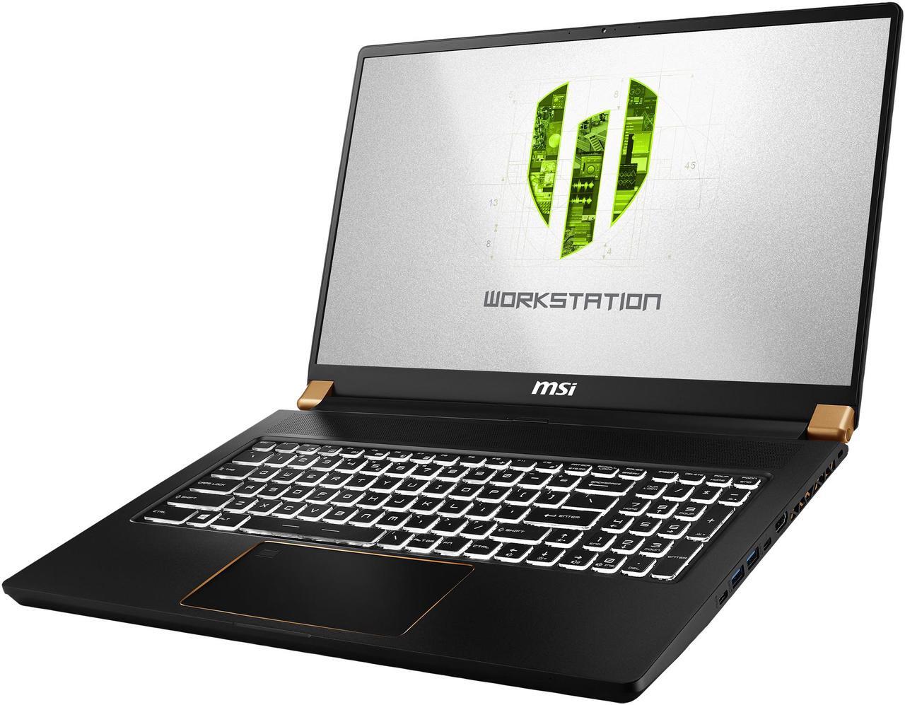 Alt view image 3 of 19 - MSI WS Series Mobile Workstation Intel Core i7-9750H 32GB Memory 512 GB NVMe SSD NVIDIA Quadro RTX 4000 17.3" Non-Touch Screen Windows 10 Pro 64-bit WS75 9TL-497
