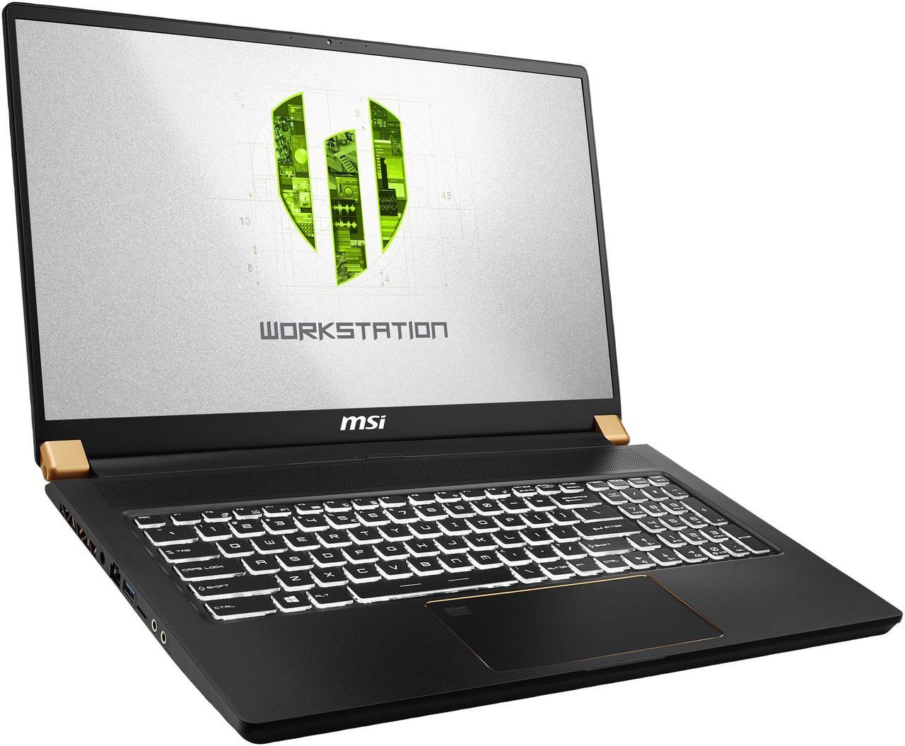 Alt view image 4 of 19 - MSI WS Series Mobile Workstation Intel Core i7-9750H 32GB Memory 512 GB NVMe SSD NVIDIA Quadro RTX 4000 17.3" Non-Touch Screen Windows 10 Pro 64-bit WS75 9TL-497