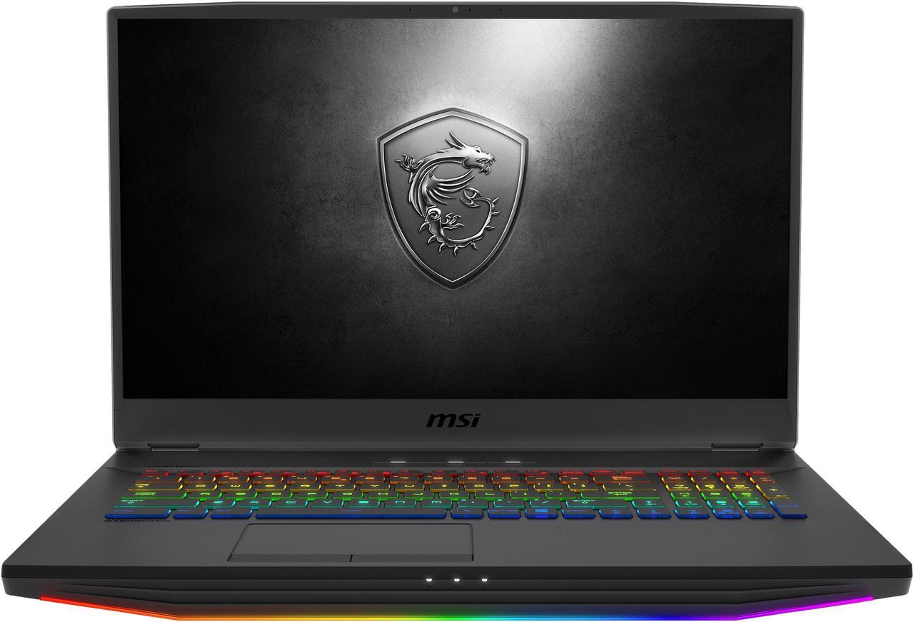 MSI GT Series GT76 TITAN DT-039 17.3" 4K/UHD IPS Intel Core i9 9th Gen 9900K (3.60 GHz) NVIDIA GeForce RTX 2080 64 GB Memory 1 TB SSD 1 TB HDD Windows 10 Pro 64-bit Gaming Laptop