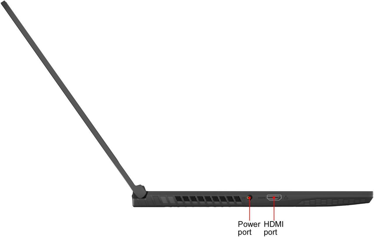 Alt view image 9 of 20 - MSI GF Series - 15.6" GeForce GTX 1660 Ti - Intel Core i5-9300H  - 8GB Memory - 512 GB NVMe SSD - Windows 10 Home 64-bit - Gaming Laptop - 120 Hz IPS (GF65 THIN 9SD )