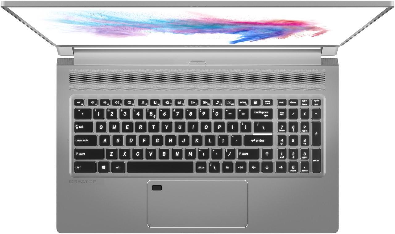 Alt view image 9 of 20 - MSI Laptop Creator 17 A10SFS-254 Intel Core i7 10th Gen 10875H (2.30 GHz) 32 GB Memory 1 TB NVMe SSD NVIDIA GeForce RTX 2070 Super Max-Q 17.3" 4K/UHD Mini LED Display Windows 10 Pro 64-bit