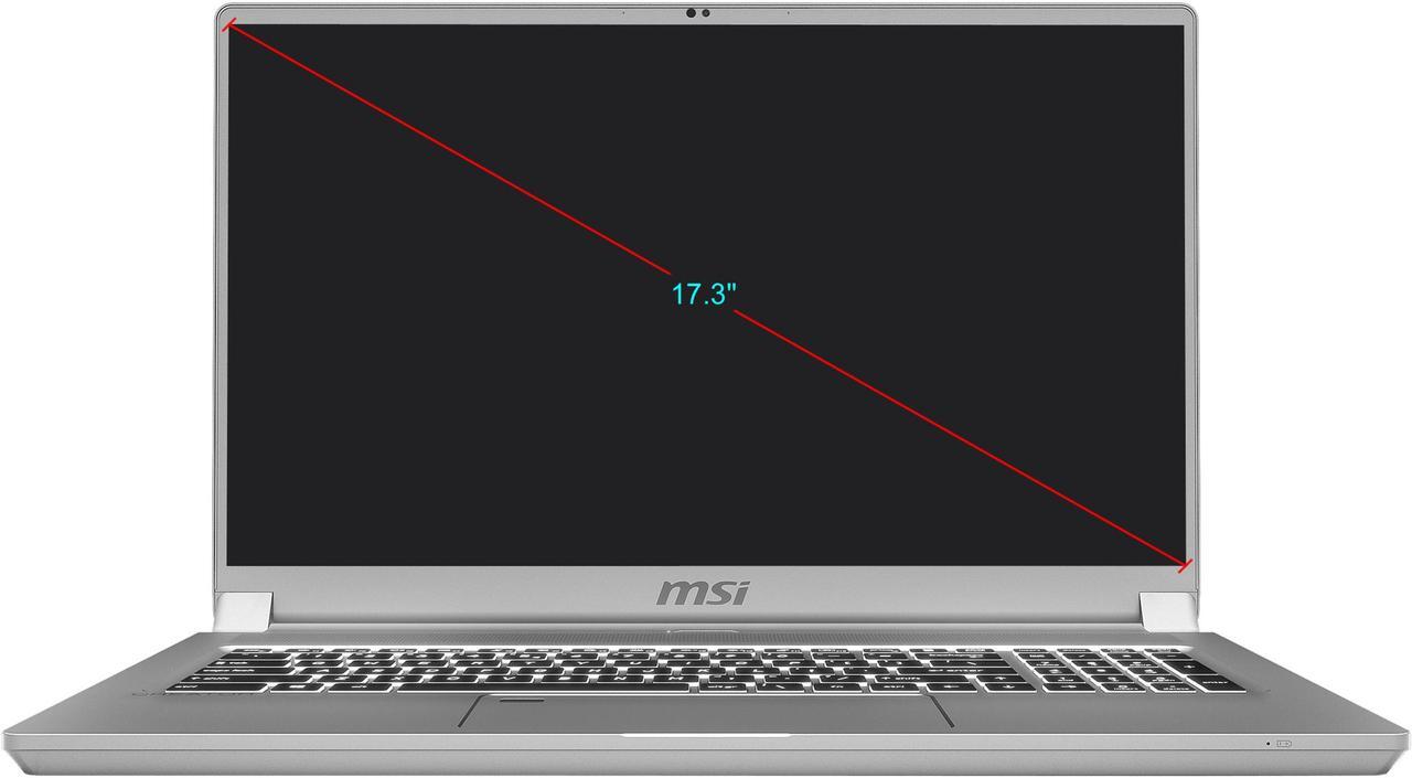 Alt view image 3 of 20 - MSI Laptop Creator 17 A10SFS-254 Intel Core i7 10th Gen 10875H (2.30 GHz) 32 GB Memory 1 TB NVMe SSD NVIDIA GeForce RTX 2070 Super Max-Q 17.3" 4K/UHD Mini LED Display Windows 10 Pro 64-bit