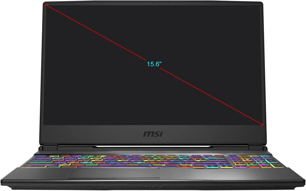 Alt view image 2 of 20 - MSI GP65 Leopard 10SDK-049, 15.6" Gaming Laptop, Intel Core i7-10750H, GTX 1660 Ti, 16 GB Memory, 512 GB SSD