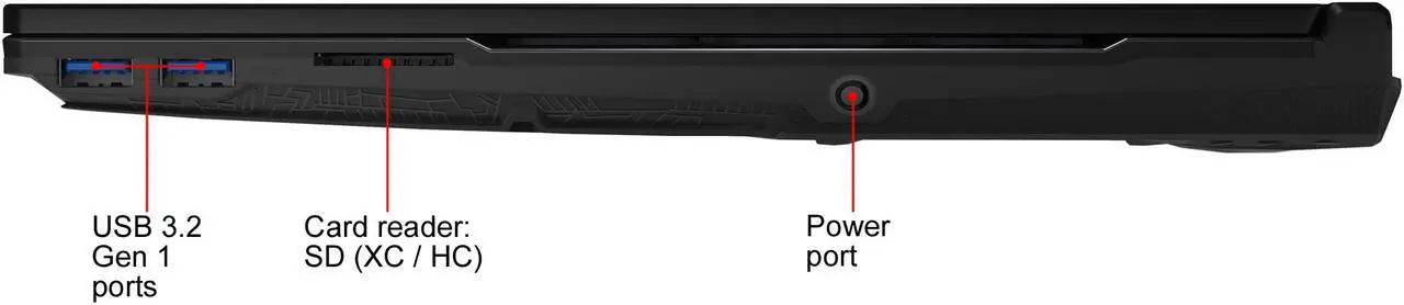 Alt view image 8 of 20 - MSI GP65 Leopard 10SDK-049, 15.6" Gaming Laptop, Intel Core i7-10750H, GTX 1660 Ti, 16 GB Memory, 512 GB SSD