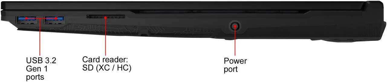 Alt view image 10 of 19 - MSI GL65 Leopard 10SEK-022 - 15.6" - Intel Core i7-10750H - RTX 2060 - 16 GB Memory - 1 TB HDD - 512 GB SSD - Gaming Laptop
