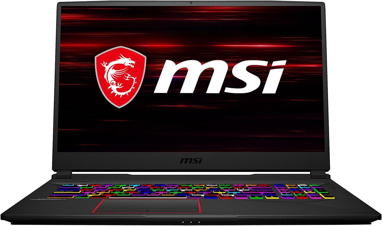 MSI GE Series GE75 10SFS-080CA Raider 17.3" 240 Hz IPS Intel Core i7 10th Gen 10750H (2.60 GHz) NVIDIA GeForce RTX 2070 SUPER 16 GB Memory 512 GB SSD 1 TB HDD Windows 10 Pro 64-bit Gaming Laptop