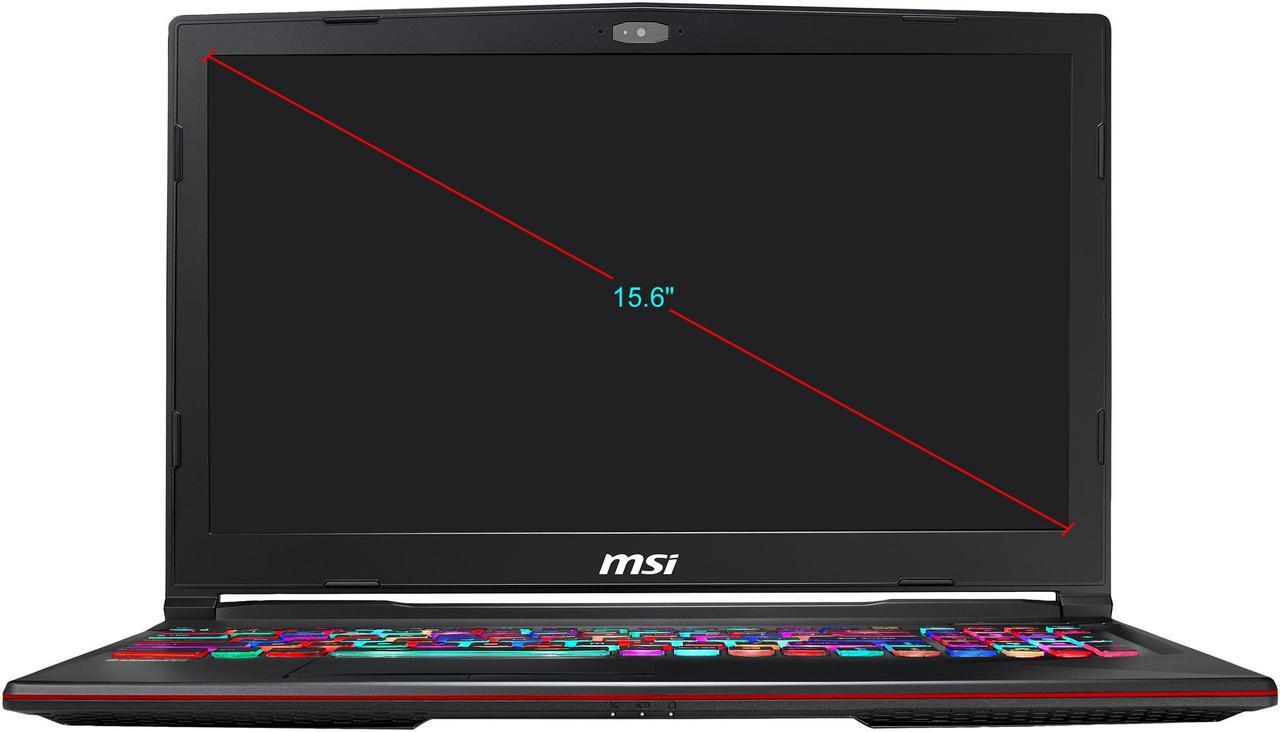 Alt view image 3 of 19 - MSI GL63 - 15.6" - Intel Core i7-9750H - GeForce GTX 1660 Ti - 16 GB DDR4 - 256 GB SSD - 1 TB HDD - Windows 10 Home - Gaming Laptop (GL63 9SDK-1051)