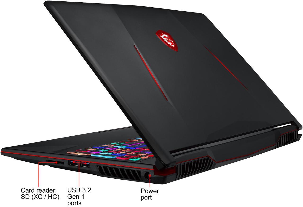 Alt view image 17 of 19 - MSI GL63 - 15.6" - Intel Core i7-9750H - GeForce GTX 1660 Ti - 16 GB DDR4 - 256 GB SSD - 1 TB HDD - Windows 10 Home - Gaming Laptop (GL63 9SDK-1051)
