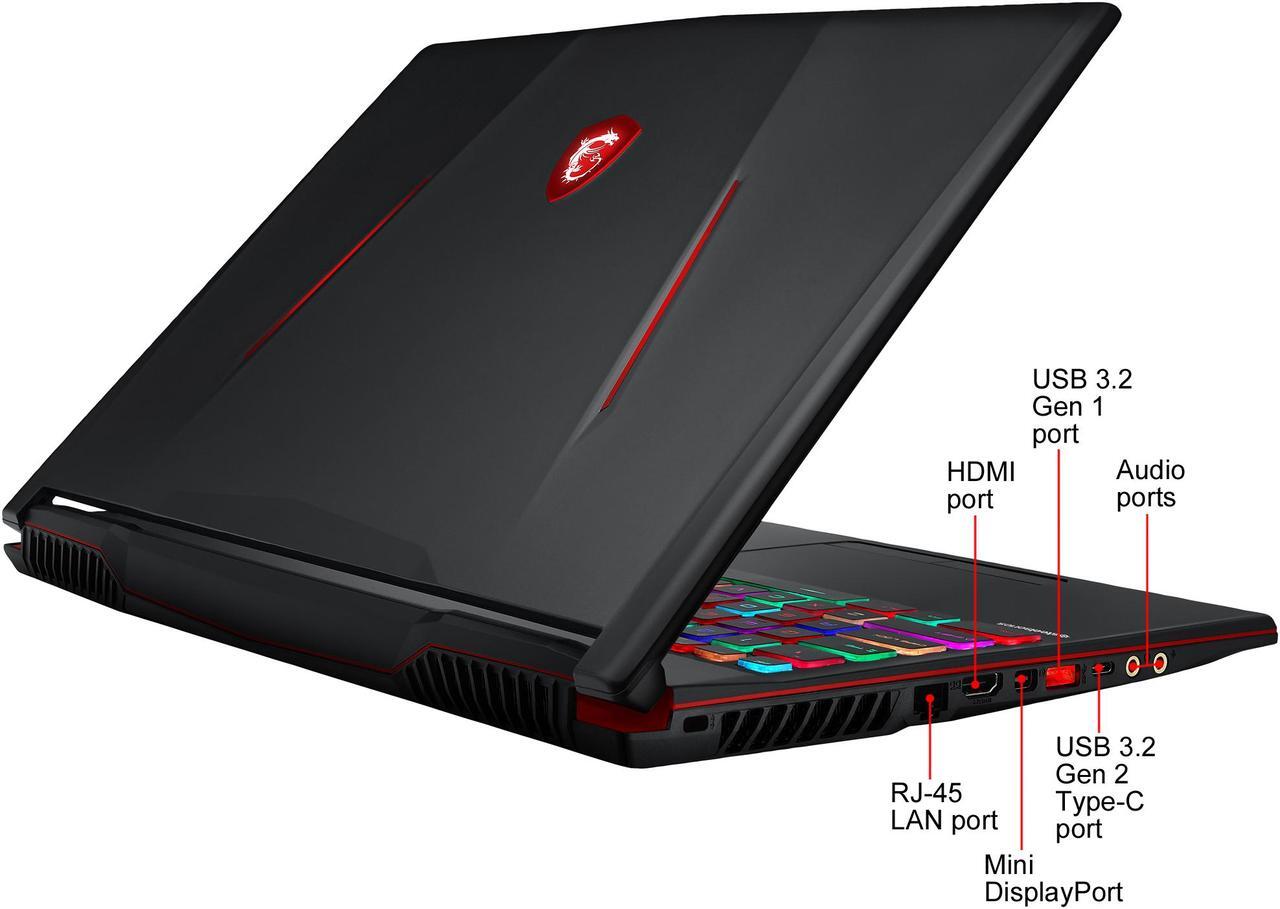 Alt view image 15 of 19 - MSI GL63 - 15.6" - Intel Core i7-9750H - GeForce GTX 1660 Ti - 16 GB DDR4 - 256 GB SSD - 1 TB HDD - Windows 10 Home - Gaming Laptop (GL63 9SDK-1051)