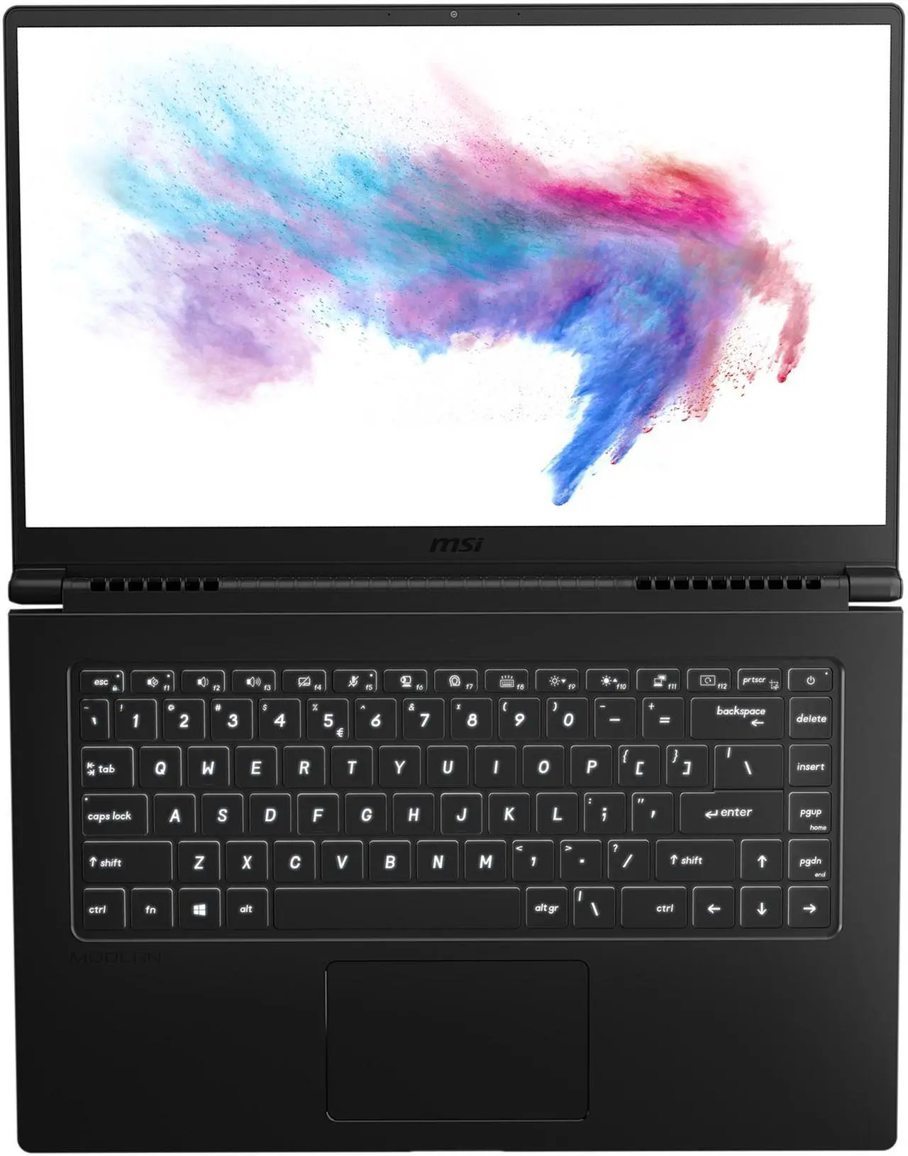 Alt view image 7 of 15 - MSI Laptop Intel Core i5-10210U 8GB Memory 512 GB NVMe SSD Intel UHD Graphics 15.6" Non-Touch Screen Windows 10 Pro 64-bit Modern 15 A10M-242