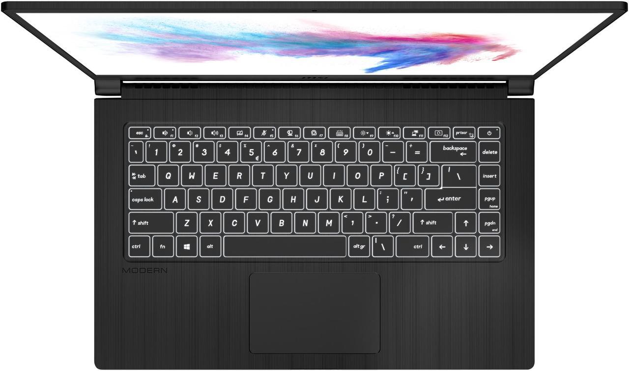 Alt view image 7 of 16 - MSI Laptop Intel Core i5-10210U 8GB Memory 256 GB NVMe SSD Intel UHD Graphics 15.6" Non-Touch Screen Windows 10 Pro 64-bit Modern 15 A10M-266