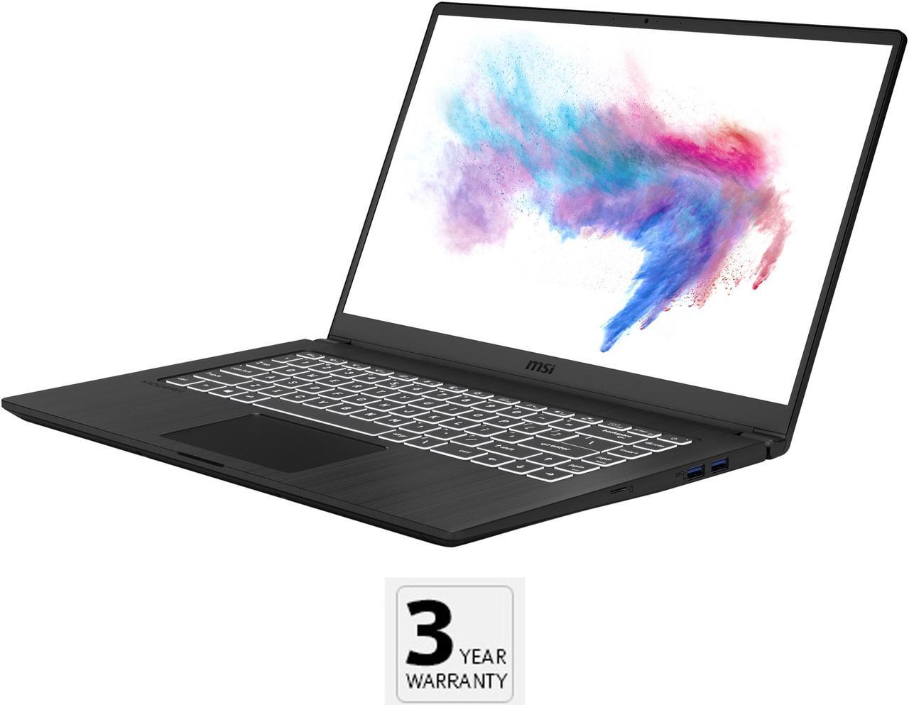 Alt view image 2 of 16 - MSI Laptop Intel Core i5-10210U 8GB Memory 256 GB NVMe SSD Intel UHD Graphics 15.6" Non-Touch Screen Windows 10 Pro 64-bit Modern 15 A10M-266