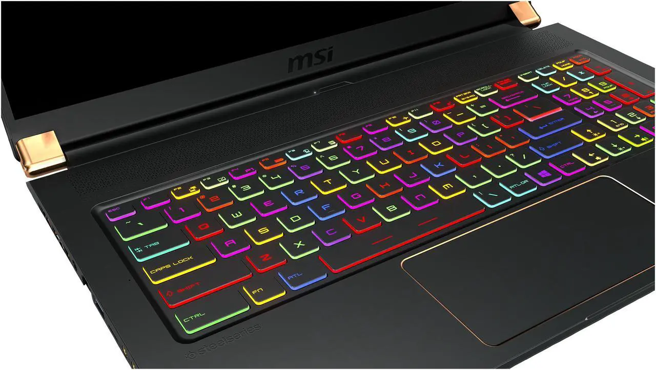 Alt view image 9 of 20 - MSI GS75 Stealth 10SE-620 - 17.3" 240 Hz - Intel Core i7-10875H - GeForce RTX 2060 - 16 GB Memory - 512 GB SSD - Windows 10 Pro - Gaming Laptop