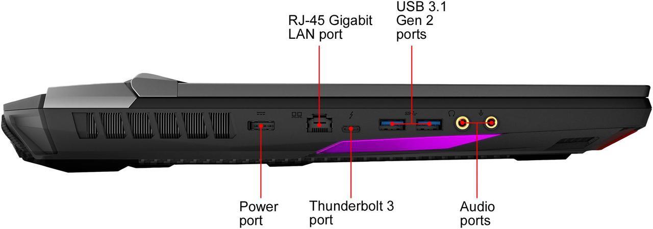 Alt view image 12 of 20 - MSI GT76 Titan DT 10SGS-055 - 17.3" 4K/UHD - Intel Core i9-10900K - GeForce RTX 2080 SUPER - 64 GB Memory - 2 TB SSD - Windows 10 Pro - Gaming Laptop