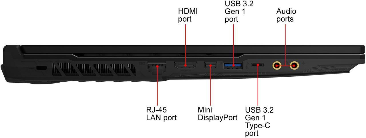 Alt view image 10 of 18 - MSI Alpha 15 A4DEK-005 - 15.6" 144 Hz - AMD Ryzen 7 4800H - AMD Radeon RX 5600M - 16 GB DDR4 - 1 TB SSD - Windows 10 Home - Gaming Laptop
