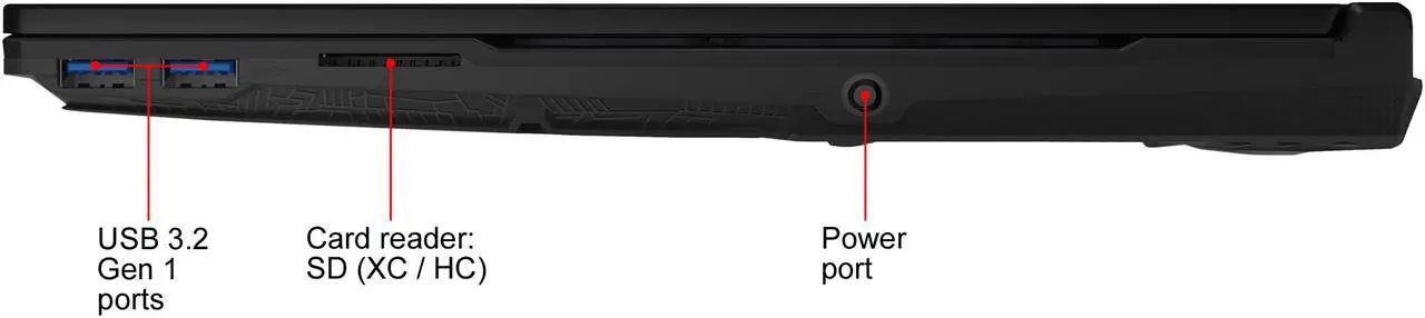 Alt view image 12 of 19 - MSI GL65 Leopard 10SFSK-493 - 15.6" 144 Hz - Intel Core i7-10750H - GeForce RTX 2070 SUPER - 16 GB DDR4 - 512 GB SSD + 1 TB HDD - Windows 10 Home - Gaming Laptop