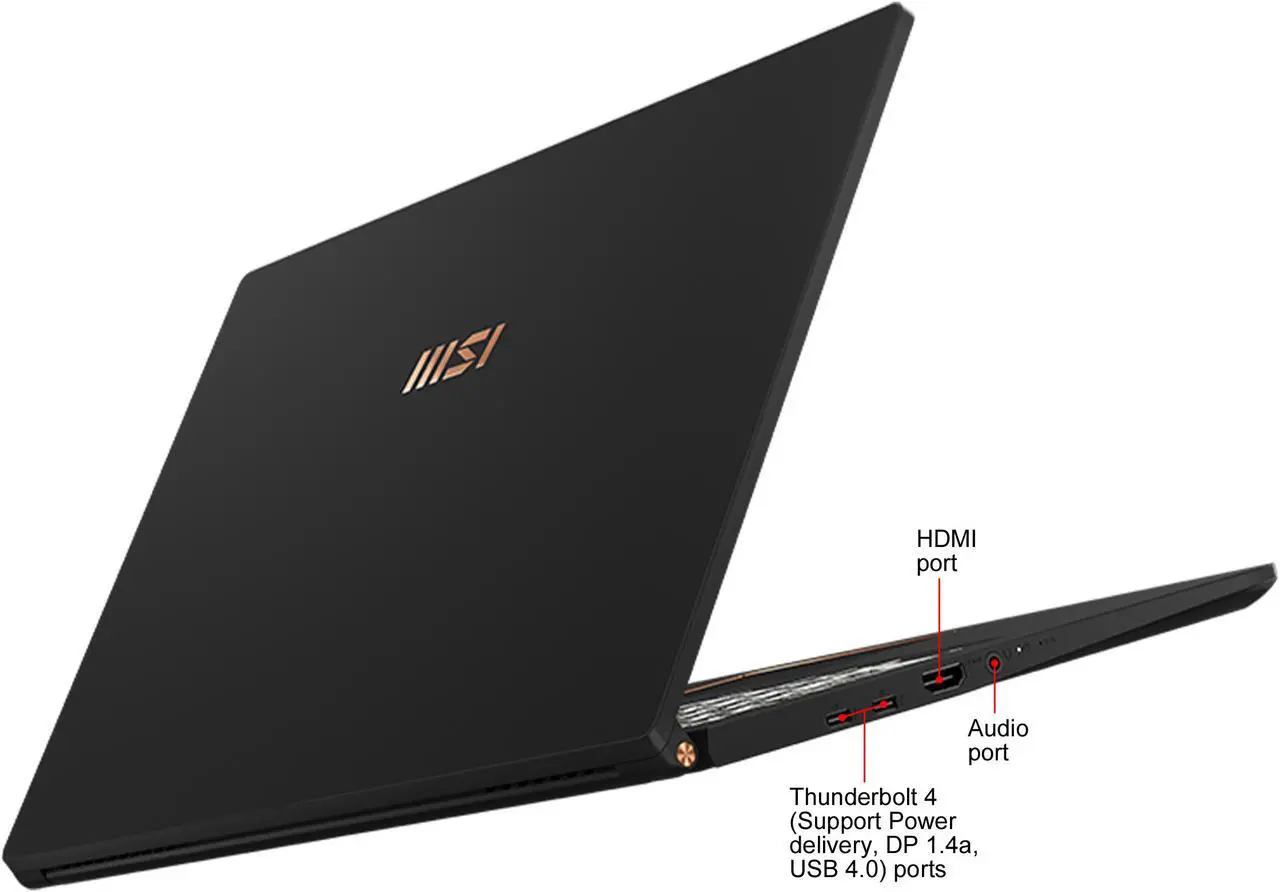 Alt view image 7 of 9 - MSI Laptop Intel Core i7-1185G7 16GB Memory 1 TB NVMe SSD NVIDIA GeForce GTX 1650 Ti Max-Q 15.6" 4K / UHD Non-Touch Screen Windows 10 Pro 64-bit Summit E15 A11SCS-207