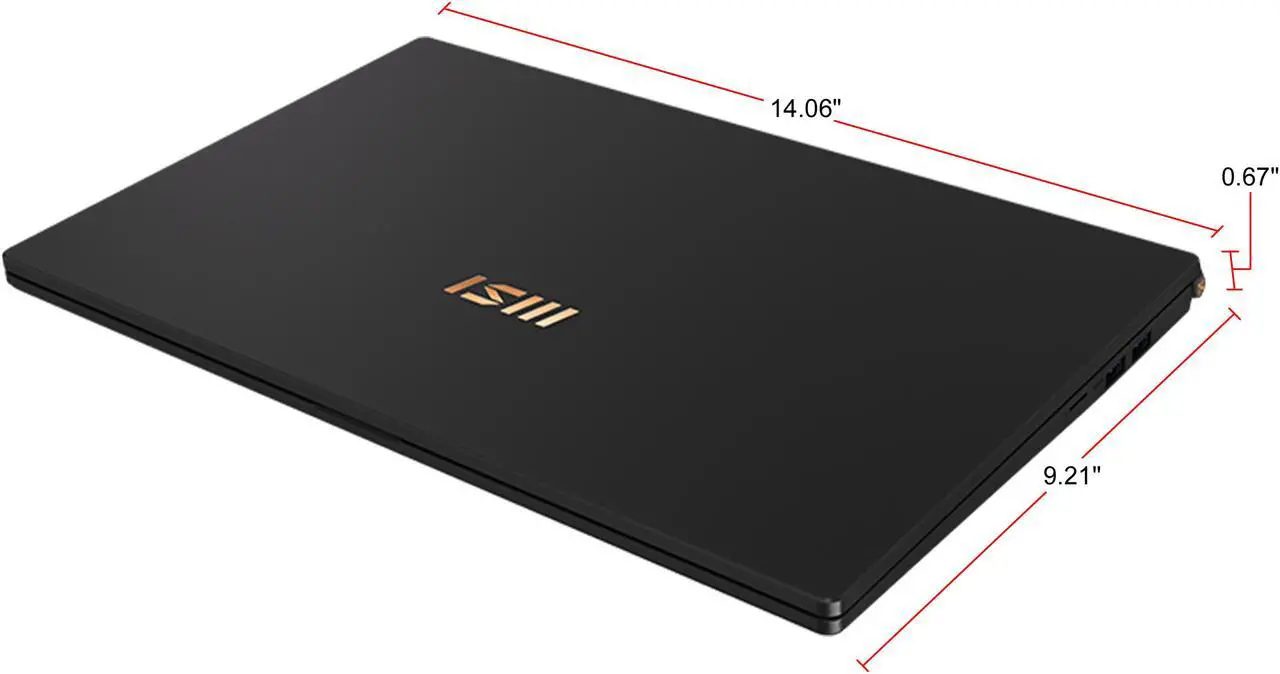 Alt view image 9 of 9 - MSI Laptop Intel Core i7-1185G7 16GB Memory 1 TB NVMe SSD NVIDIA GeForce GTX 1650 Ti Max-Q 15.6" 4K / UHD Non-Touch Screen Windows 10 Pro 64-bit Summit E15 A11SCS-207