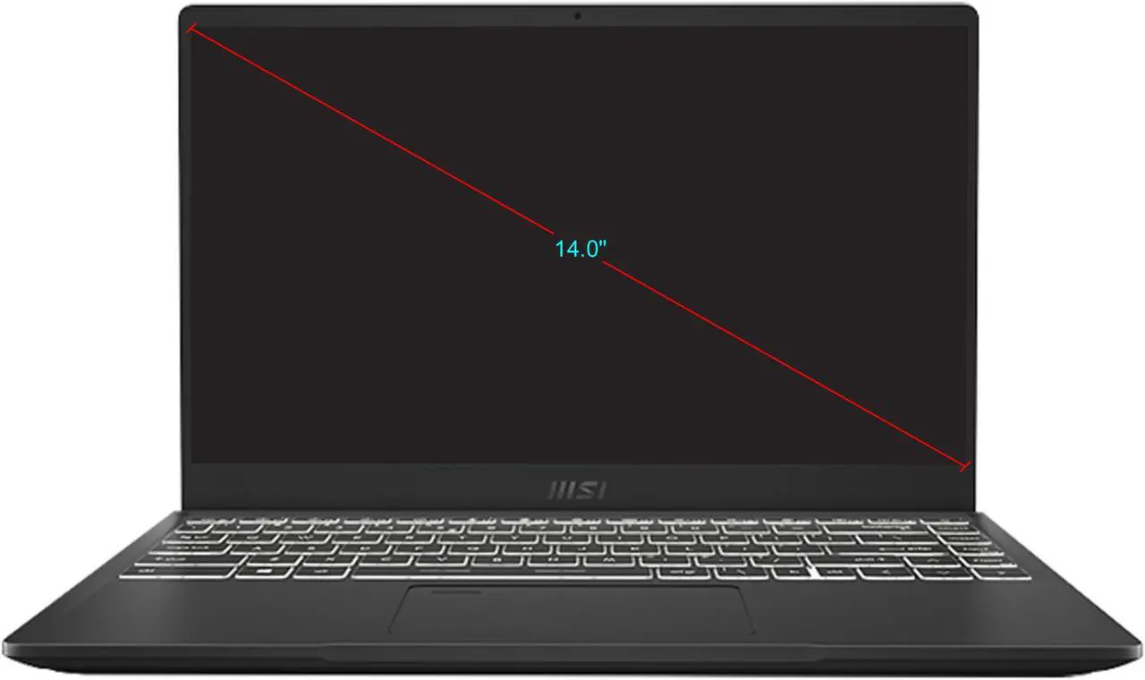 Alt view image 2 of 9 - MSI Laptop Intel Core i5-1135G7 8GB Memory 512 GB NVMe SSD Intel Iris Xe Graphics 14.0" Non-Touch Screen Windows 10 Pro 64-bit Summit B14 A11M-077