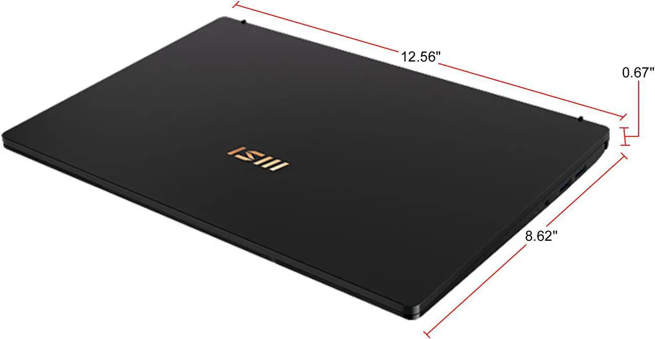 Alt view image 9 of 9 - MSI Laptop Intel Core i5-1135G7 8GB Memory 512 GB NVMe SSD Intel Iris Xe Graphics 14.0" Non-Touch Screen Windows 10 Pro 64-bit Summit B14 A11M-077