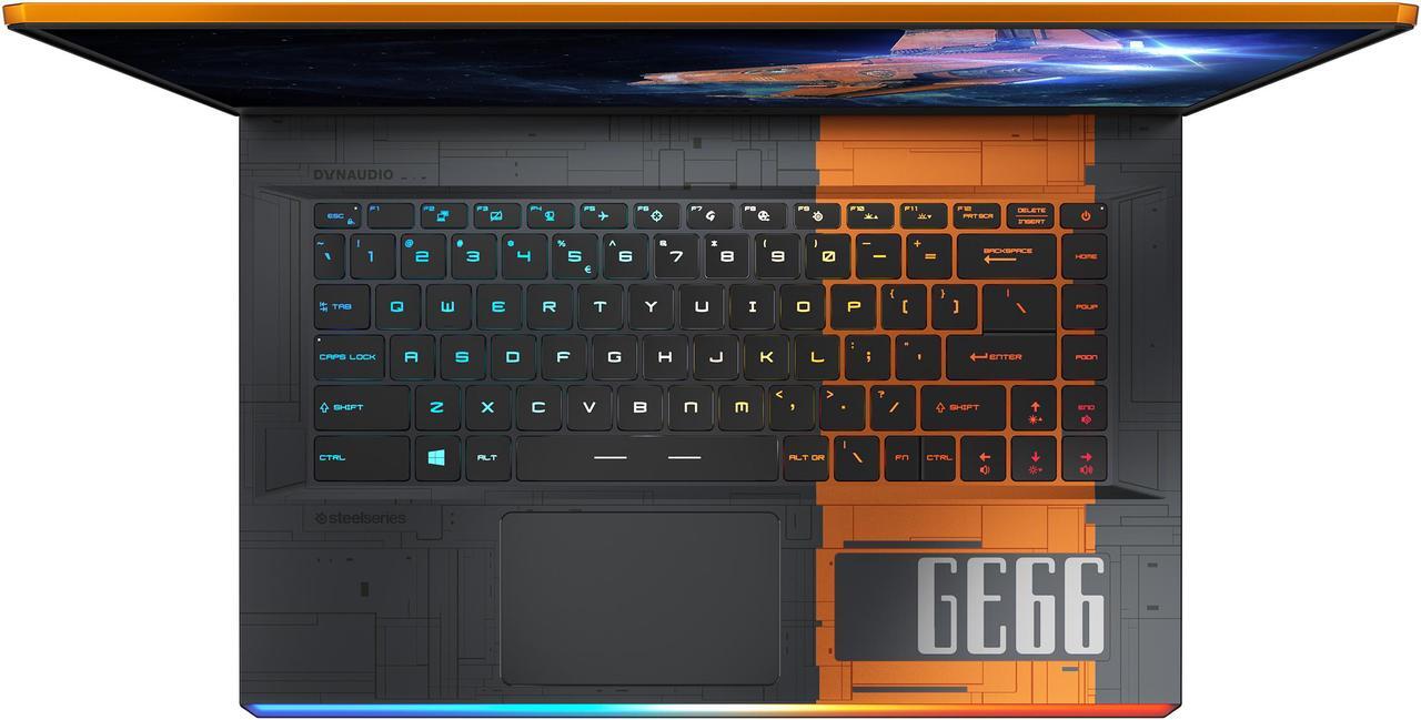 Alt view image 11 of 20 - MSI GE66 Dragonshield 10SE-654 - 15.6" 240 Hz - Intel Core i7-10750H - GeForce RTX 2060 - 16 GB DDR4 - 1 TB SSD - Windows 10 Home - Gaming Laptop