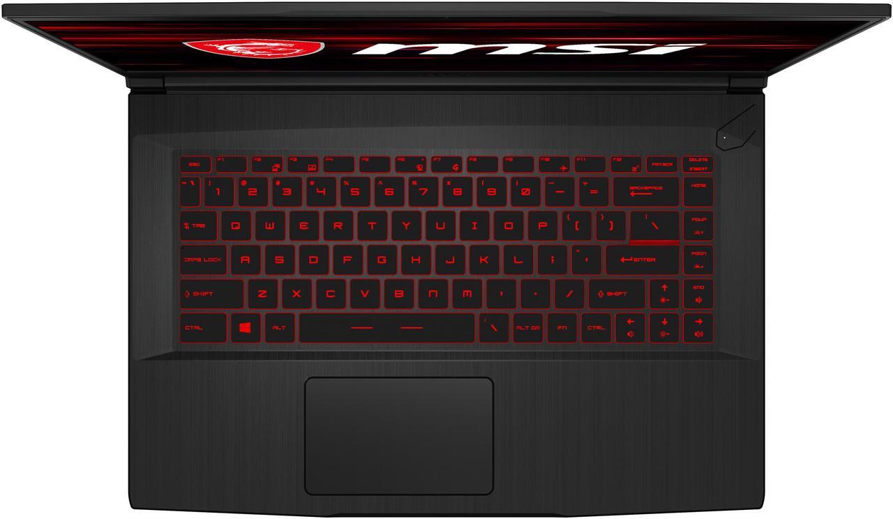 Alt view image 7 of 20 - MSI GF Series - 15.6" GeForce GTX 1660 Ti - Intel Core i7-10750H - 8GB Memory - 512 GB PCIe SSD - Windows 10 Home 64-bit - Gaming Laptop - 144 Hz IPS (GF65 10SDR-1226CA Thin )