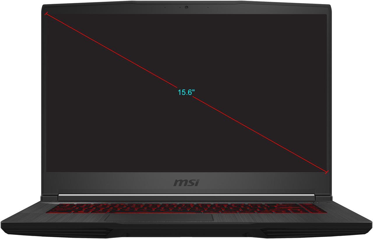 Alt view image 2 of 20 - MSI GF Series - 15.6" GeForce GTX 1660 Ti - Intel Core i7-10750H - 8GB Memory - 512 GB PCIe SSD - Windows 10 Home 64-bit - Gaming Laptop - 144 Hz IPS (GF65 10SDR-1226CA Thin )