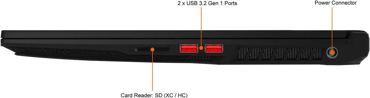 Alt view image 6 of 13 - MSI GE75 Raider 10SE-482 - 17.3" 144 Hz - Intel Core i7-10750H - NVIDIA GeForce RTX 2060 - 16 GB Memory - 512 GB SSD + 1 TB HDD - Windows 10 Pro - Gaming Laptop