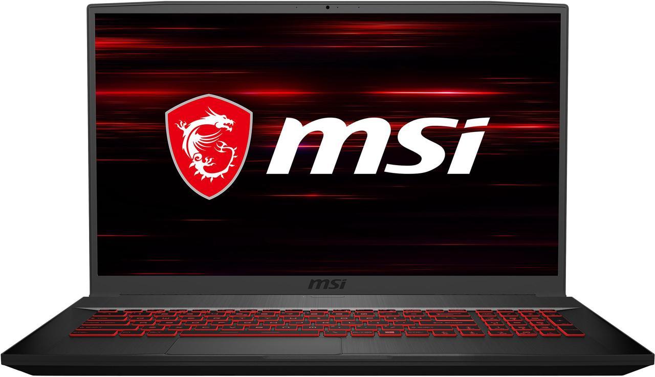 MSI GF Series - 17.3" 120 Hz IPS - Intel Core i5-10300H - GeForce GTX 1650 - 8 GB DDR4 - 512 GB NVMe SSD - Windows 10 Home 64-bit - Gaming Laptop (GF75 Thin 10SCXR-617 )