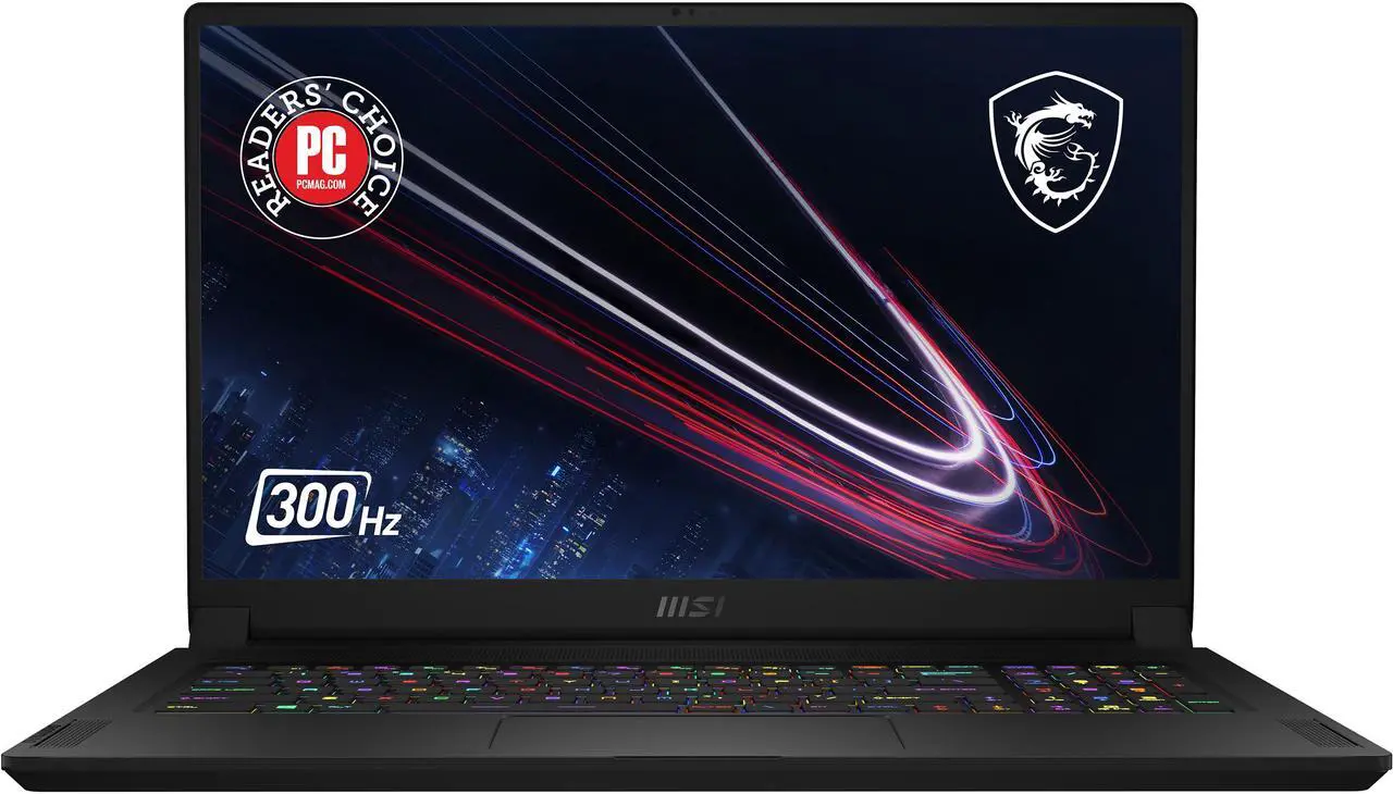Main image of MSI GS Series GS76 Stealth 11UH-029 17.3" 300 Hz IPS Intel Core i7 11th Gen 11800H (2.30 GHz) NVIDIA GeForce RTX 3080 Laptop GPU 32 GB Memory 1 TB NVMe SSD Windows 10 Pro 64-bit Gaming Laptop
