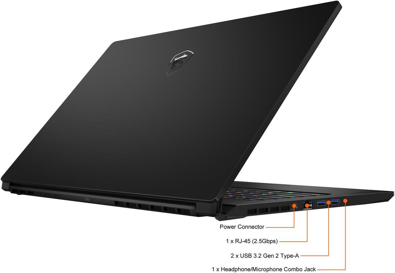 Alt view image 15 of 20 - MSI GS Series - 17.3" GeForce RTX 3060 Laptop GPU - Intel Core i7-11800H  - 16GB Memory - 512 GB NVMe SSD - Windows 10 Pro 64-bit - Gaming Laptop - 240 Hz IPS (GS76 Stealth 11UE-221 )