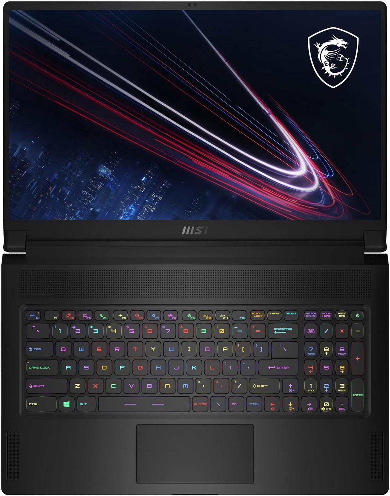 Alt view image 8 of 20 - MSI GS Series - 17.3" GeForce RTX 3060 Laptop GPU - Intel Core i7-11800H  - 16GB Memory - 512 GB NVMe SSD - Windows 10 Pro 64-bit - Gaming Laptop - 240 Hz IPS (GS76 Stealth 11UE-221 )