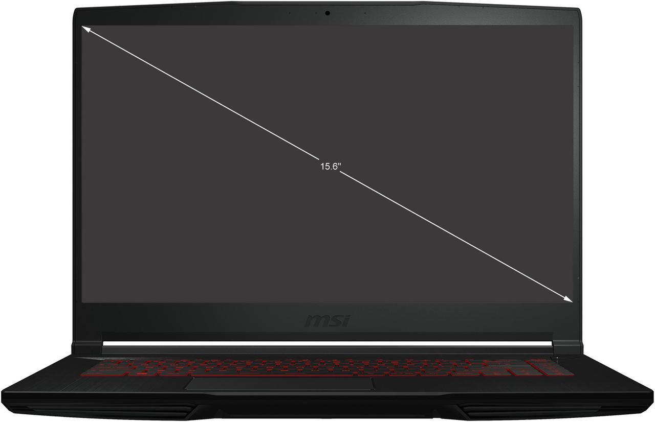 Alt view image 2 of 20 - MSI GF Series - 15.6" GeForce RTX 3050 Laptop GPU - Intel Core i5-10500H  - 8GB Memory - 256 GB NVMe SSD - Windows 10 Home 64-bit - Gaming Laptop - 144 Hz IPS (GF63 Thin 10UC-440 )