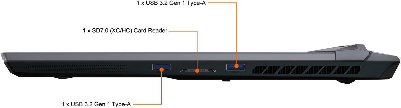 Alt view image 10 of 20 - MSI WE 76 Series Mobile Workstation Intel Core i7 11th Gen 11800H (2.30GHz) 32GB Memory 1 TB NVMe SSD NVIDIA RTX A3000 17.3" Windows 10 Pro 64-bit WE76 11UK-460
