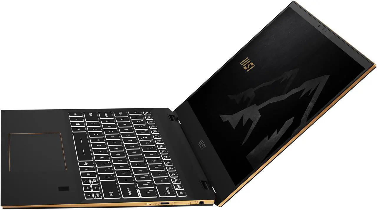 Alt view image 9 of 20 - MSI Intel Core i7-1195G7 16GB Memory 512 GB NVMe SSD Intel Iris Xe Graphics 13.4" Touch Screen 1920 x 1200 Convertible 2-in-1 Laptop Windows 10 Home 64-bit Summit E13FlipEvo A11MT-223