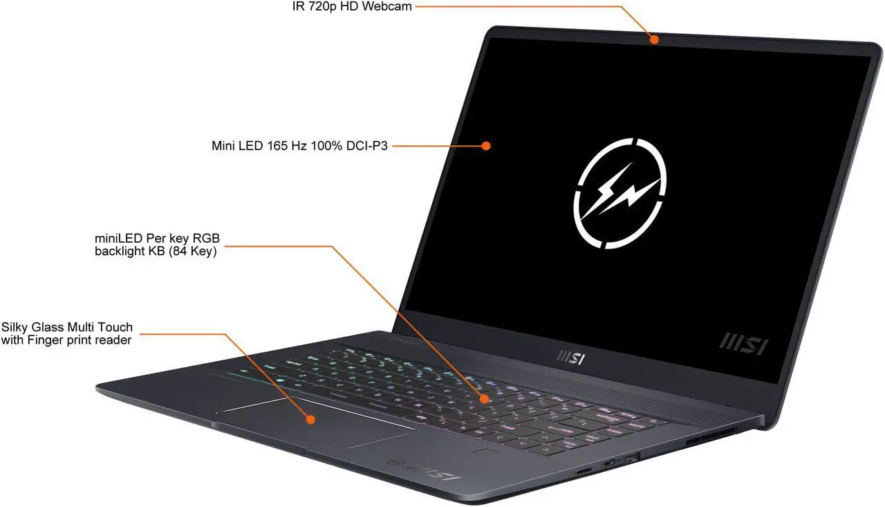Alt view image 5 of 19 - MSI Creator Z16 Laptop Fujiwara Hiroshi Limited Edition Intel Core i7 11th Gen 11800H (2.30GHz) 16GB Memory 1 TB NVMe SSD NVIDIA GeForce RTX 3060 Laptop GPU 16.0" Windows 10 Pro 64-bit A11UE-226