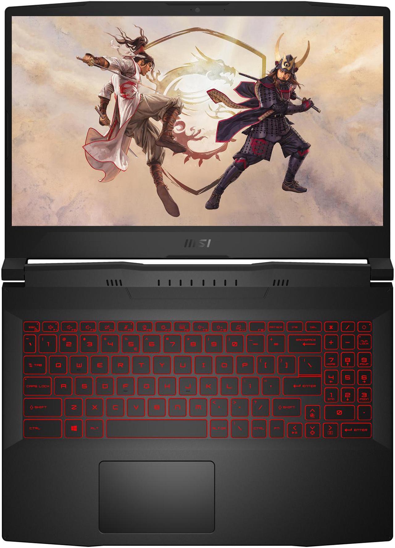Alt view image 9 of 20 - MSI GF Series - 15.6" 144 Hz IPS - Intel Core i7 11th Gen 11800H (2.30GHz) - NVIDIA GeForce RTX 3060 Laptop GPU - 16 GB DDR4 - 512 GB PCIe SSD - Windows 11 Home 64-bit - Gaming Laptop (Katana GF66 11UE-641CA )