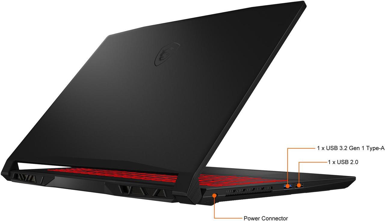 Alt view image 16 of 20 - MSI GF Series - 15.6" 144 Hz IPS - Intel Core i7 11th Gen 11800H (2.30GHz) - NVIDIA GeForce RTX 3060 Laptop GPU - 16 GB DDR4 - 512 GB PCIe SSD - Windows 11 Home 64-bit - Gaming Laptop (Katana GF66 11UE-641CA )