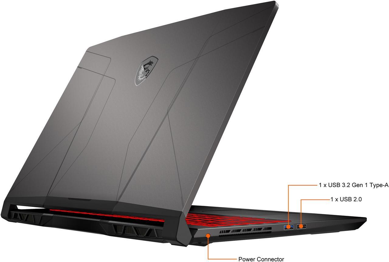 Alt view image 11 of 20 - MSI GL Series - 15.6" 240 Hz - Intel Core i9 12th Gen 12900H (2.50GHz) - NVIDIA GeForce RTX 3060 Laptop GPU - 16 GB DDR4 - 512 GB PCIe SSD - Windows 11 Home 64-bit - Gaming Laptop (Pulse GL66 12UEK-417CA )
