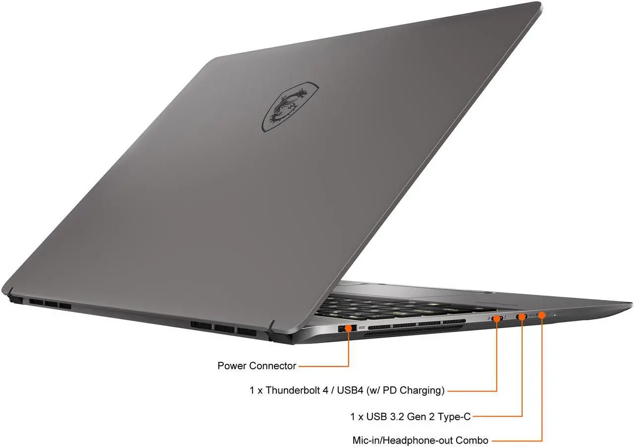 Alt view image 16 of 17 - MSI Laptop Creator Z16P Intel Core i7 12th Gen 12700H (2.30GHz) 32GB Memory 1 TB NVMe SSD NVIDIA GeForce RTX 3080 Laptop GPU 16.0" Touchscreen Windows 11 Pro 64-bit Creator Z16P B12UHT-041
