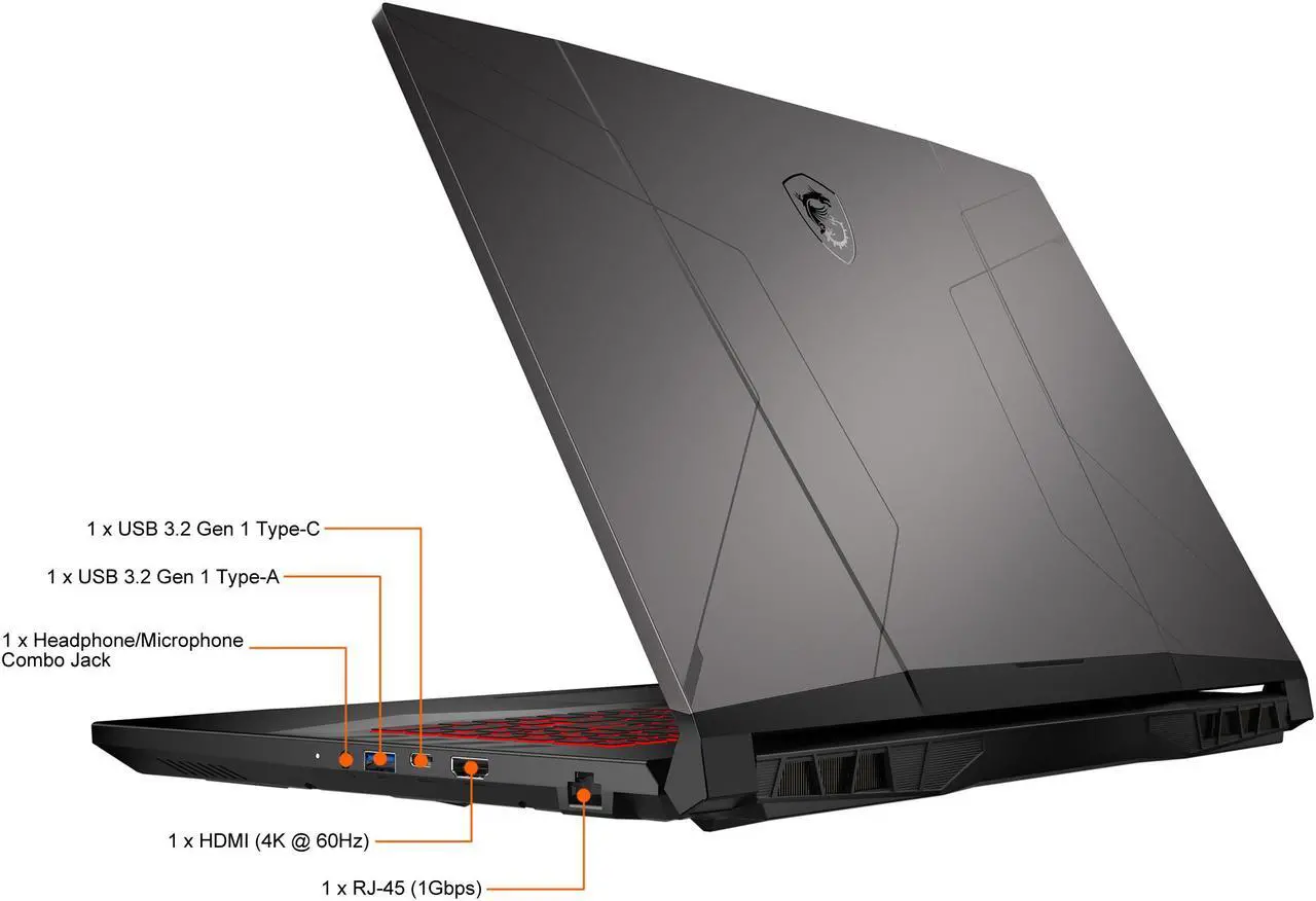 Alt view image 17 of 20 - MSI GL Series - 17.3" GeForce RTX 3060 Laptop GPU - Intel Core i7-12700H  - 16GB Memory - 512GB NVMe SSD - Windows 11 Home 64-bit - Gaming Laptop - 144 Hz IPS (Pulse GL76 12UEK-052 )